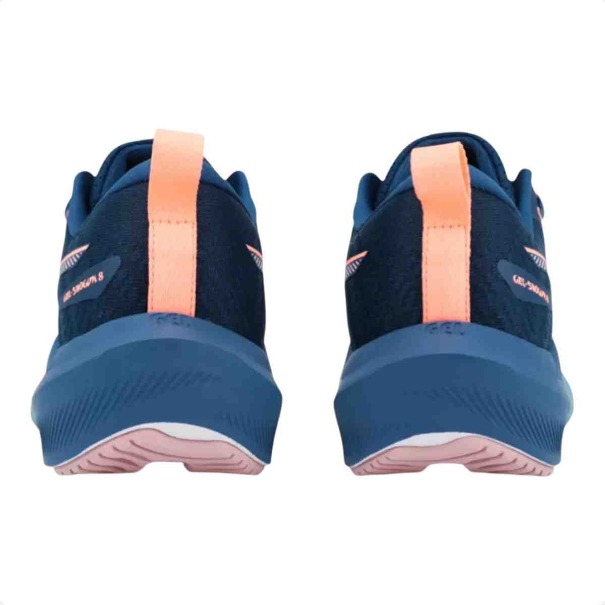 Tenis De Corrida Feminino Asics Gel Shogun 8 Azul Marinho Azul 7