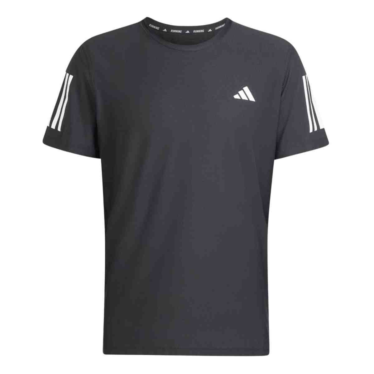 Camiseta Masculina Adidas Own The Run Base Preta Preto 4
