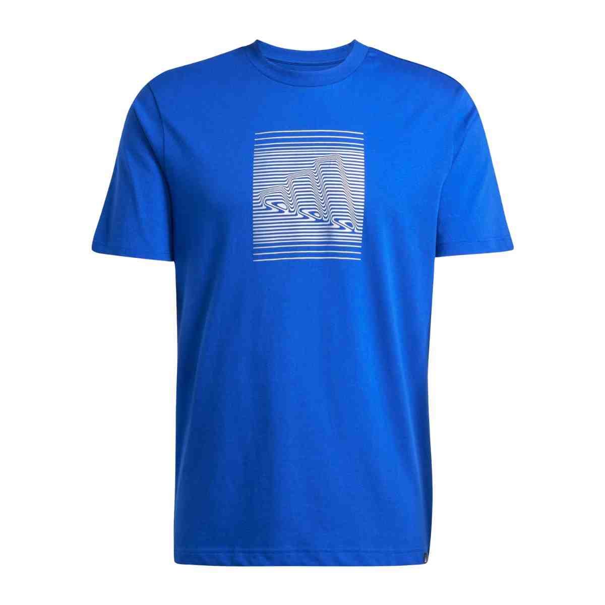 Camiseta Masculina Adidas Grafica Masculina Azul Azul 4