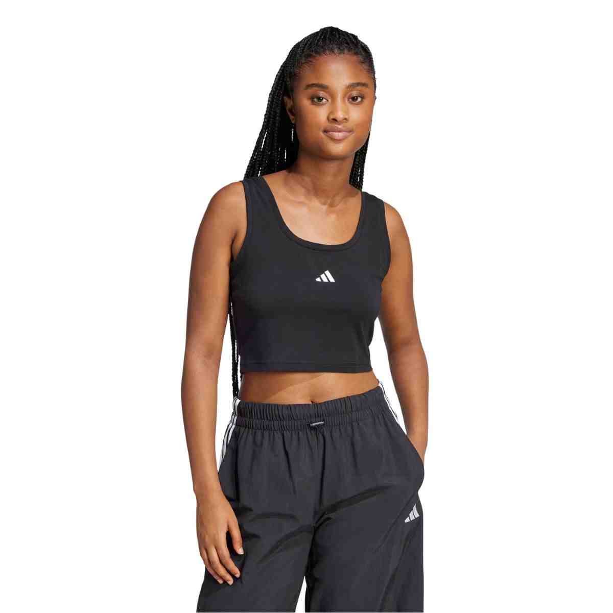 Camiseta Feminina Adidas Regata Feminina Essentials Lifestyle Pequena