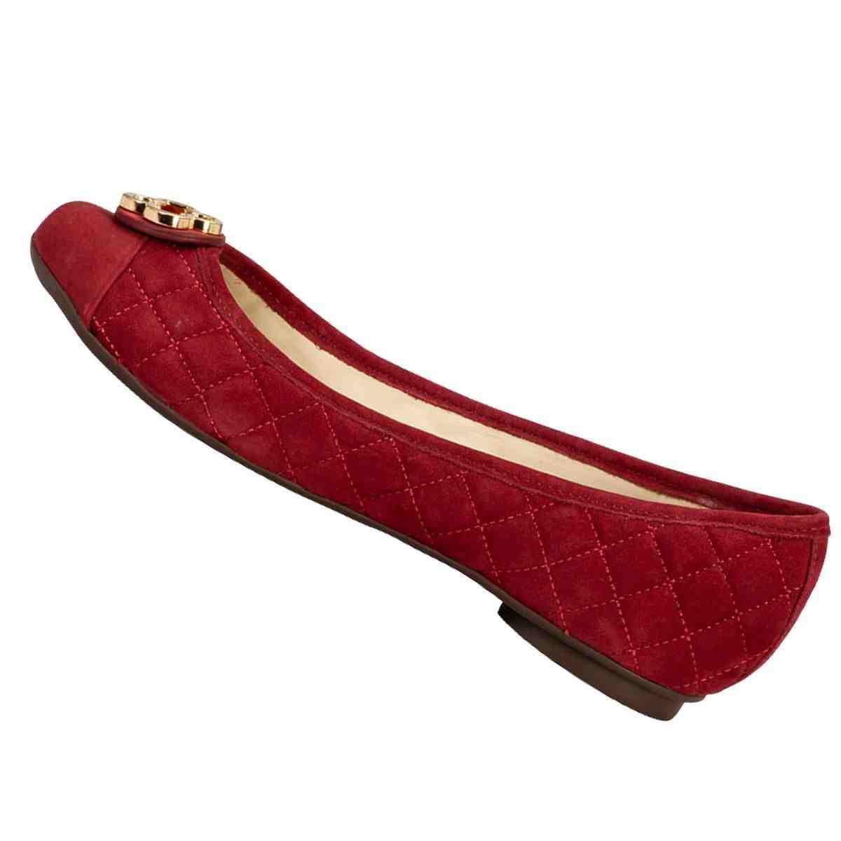 Sapatilha Feminina Bico Redondo Capodarte Vermelho Vermelho 5