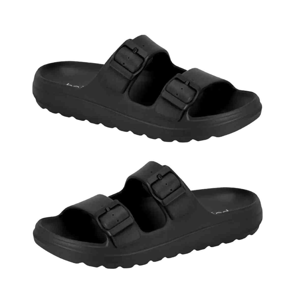 Chinelo Feminino Gaspea Slide Beira Rio Preto Preto 5