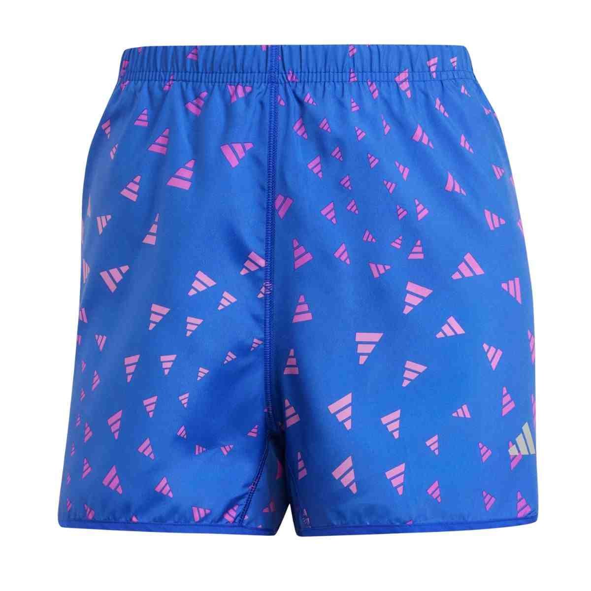 Shorts Feminino Curto Adidas Run It Aeroready Azul Azul 5