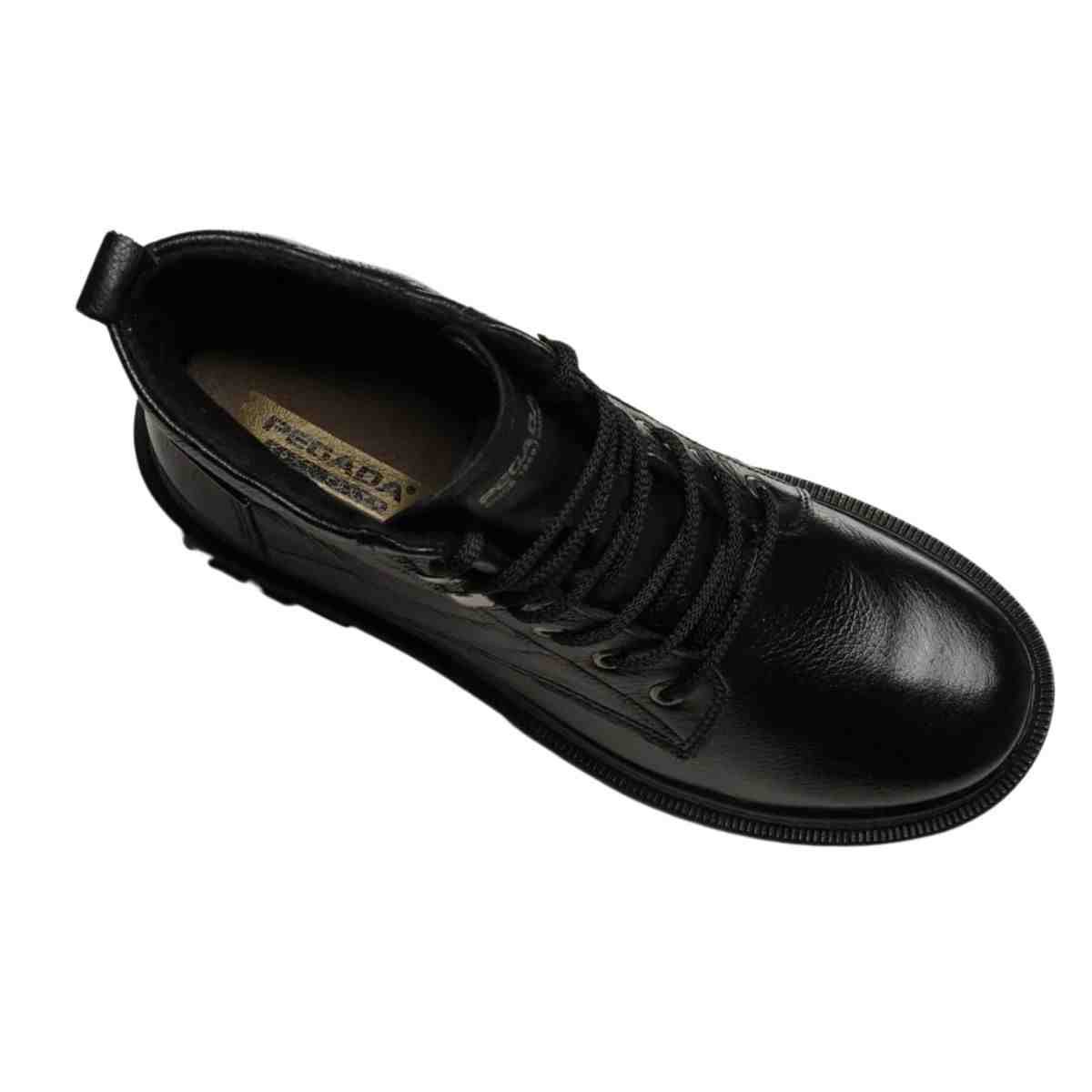 Bota Feminina Coturno Pegada  Preto Preto 5
