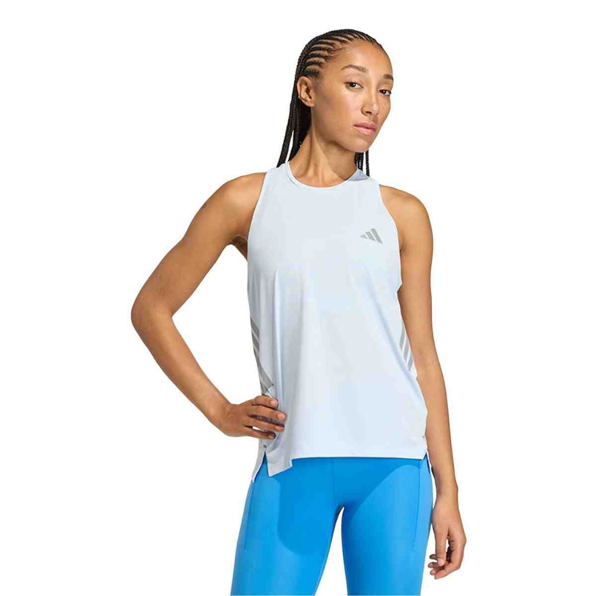 Camiseta Feminina Regata Adidas Adi365 Climacool Azul