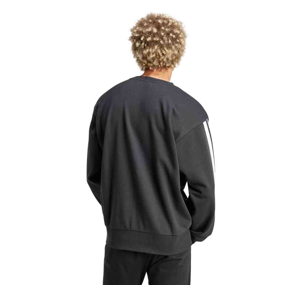 Jaqueta Masculina Moletom Adidas Essentials Preta Preto 4