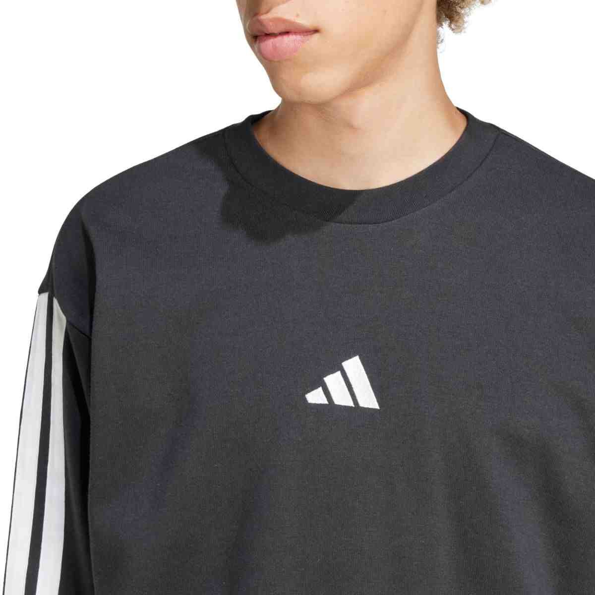 Jaqueta Masculina Moletom Adidas Essentials Preta Preto 3