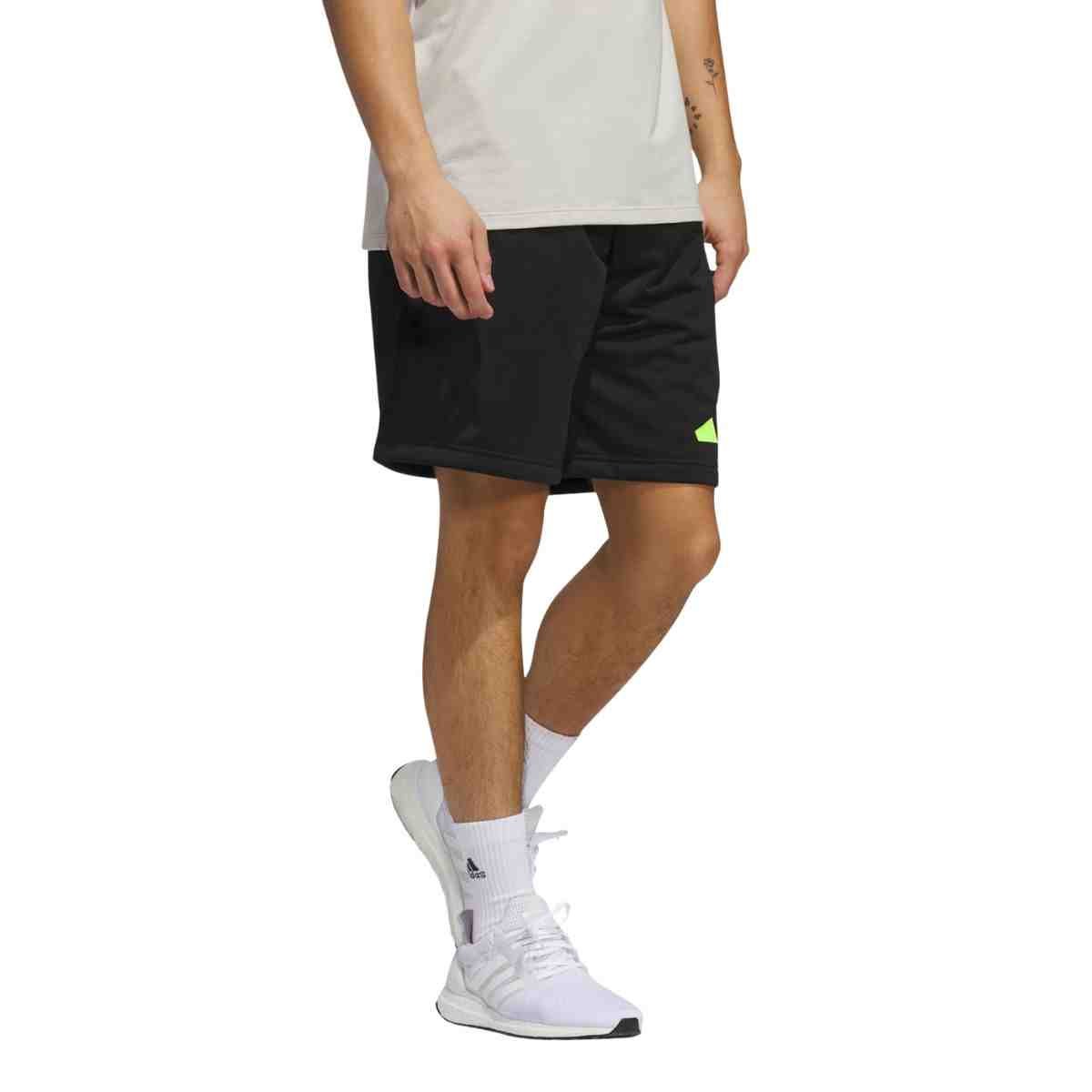 Short Masculino Curto Adidas M Logo Preto Preto 2