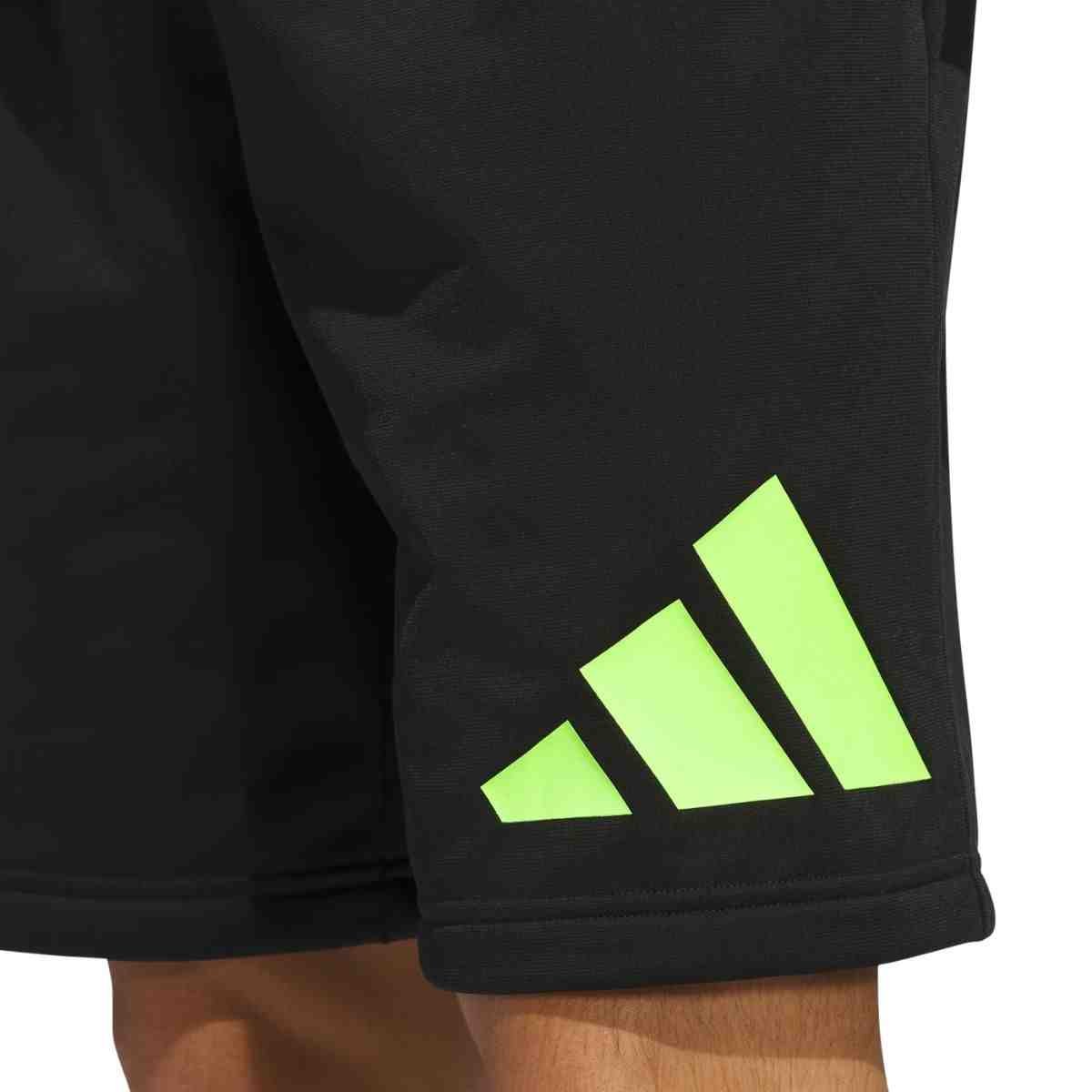 Short Masculino Curto Adidas M Logo Preto Preto 3