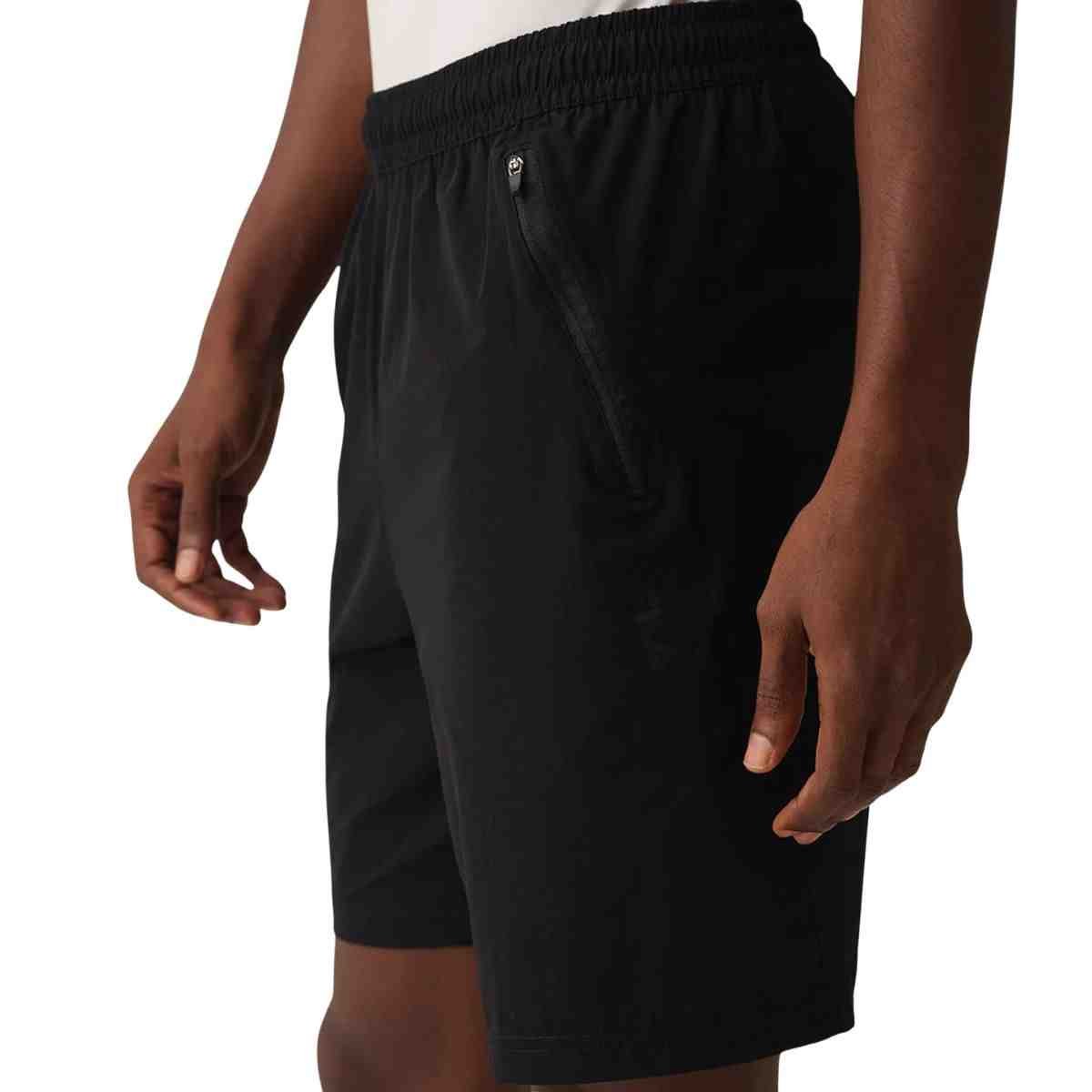 Bermuda Masculina Longa Fila Zip Iv Preta Preto 3