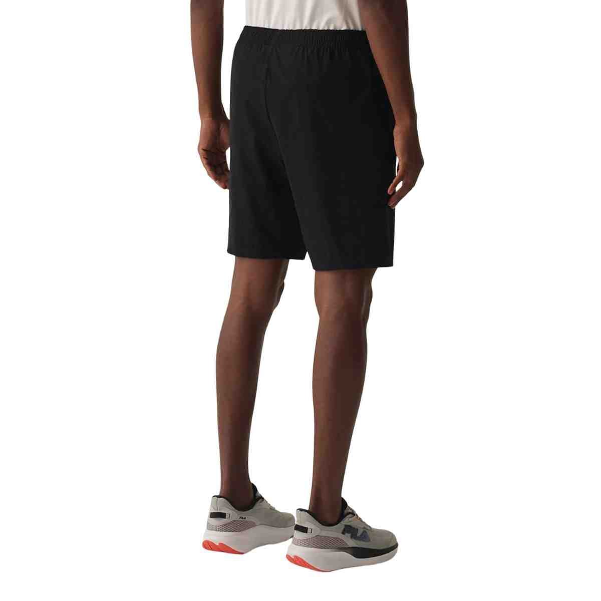 Bermuda Masculina Longa Fila Zip Iv Preta Preto 4