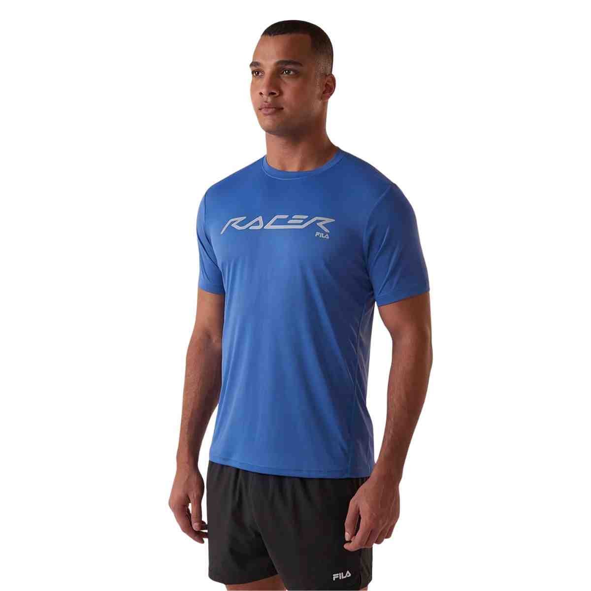 Camiseta Masculina Fila Reflective Core Run Azul