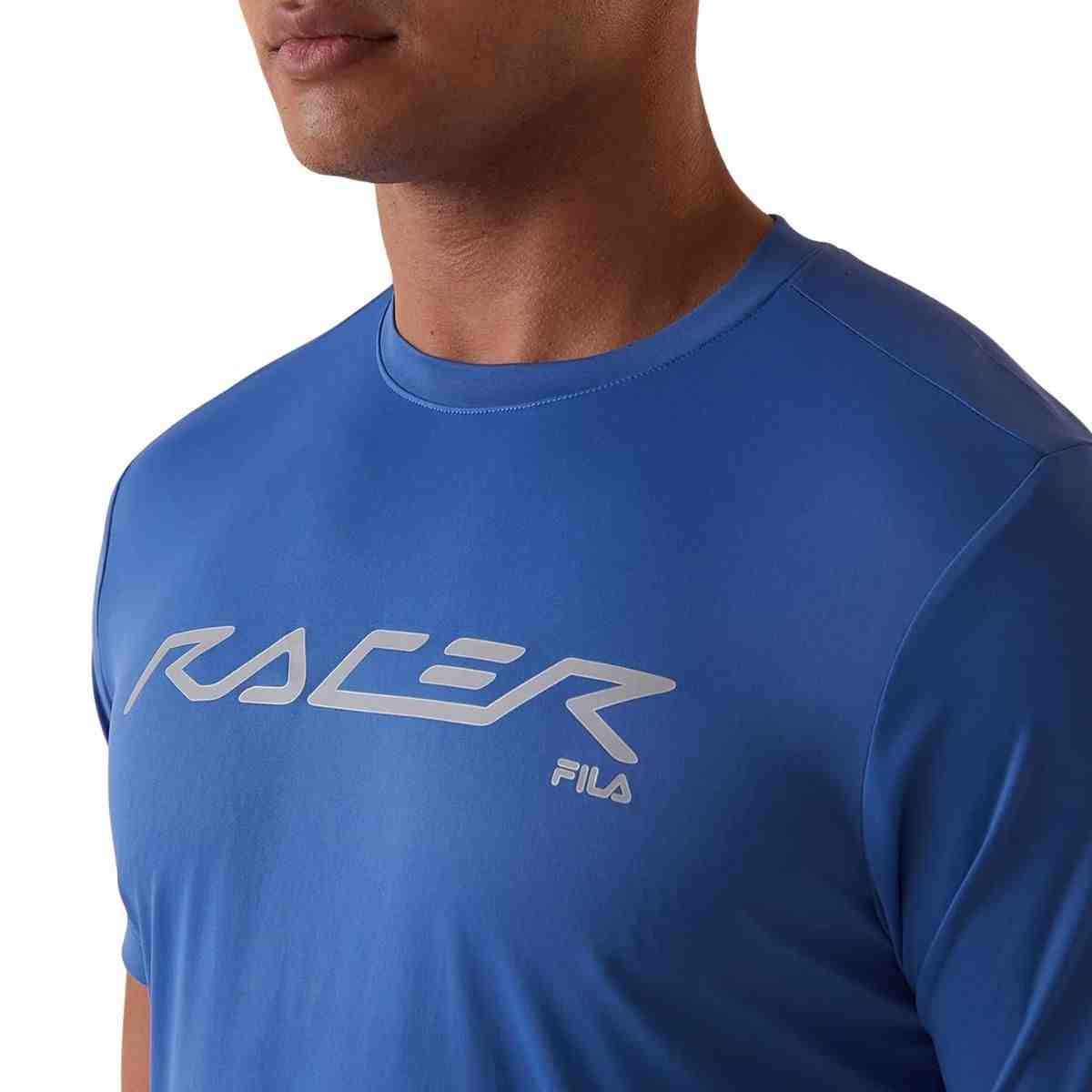 Camiseta Masculina Fila Reflective Core Run Azul Azul 3