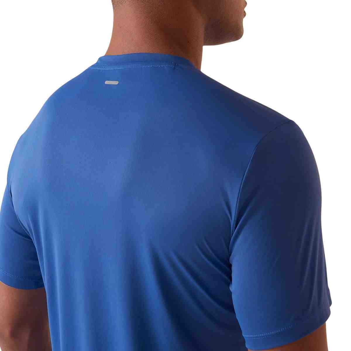 Camiseta Masculina Fila Reflective Core Run Azul Azul 4