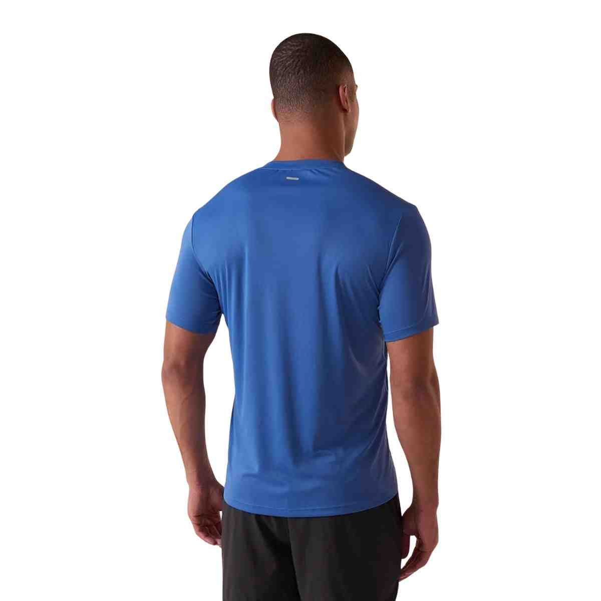 Camiseta Masculina Fila Reflective Core Run Azul Azul 5