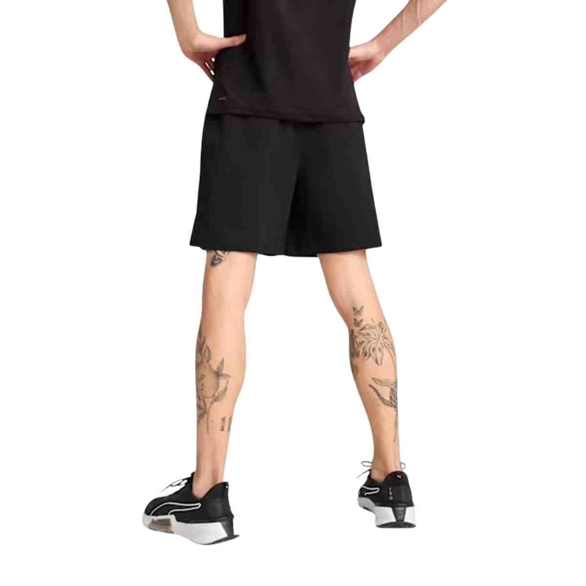 Shorts Masculino Longo Puma Tad Essentials 7 Preto Preto 3