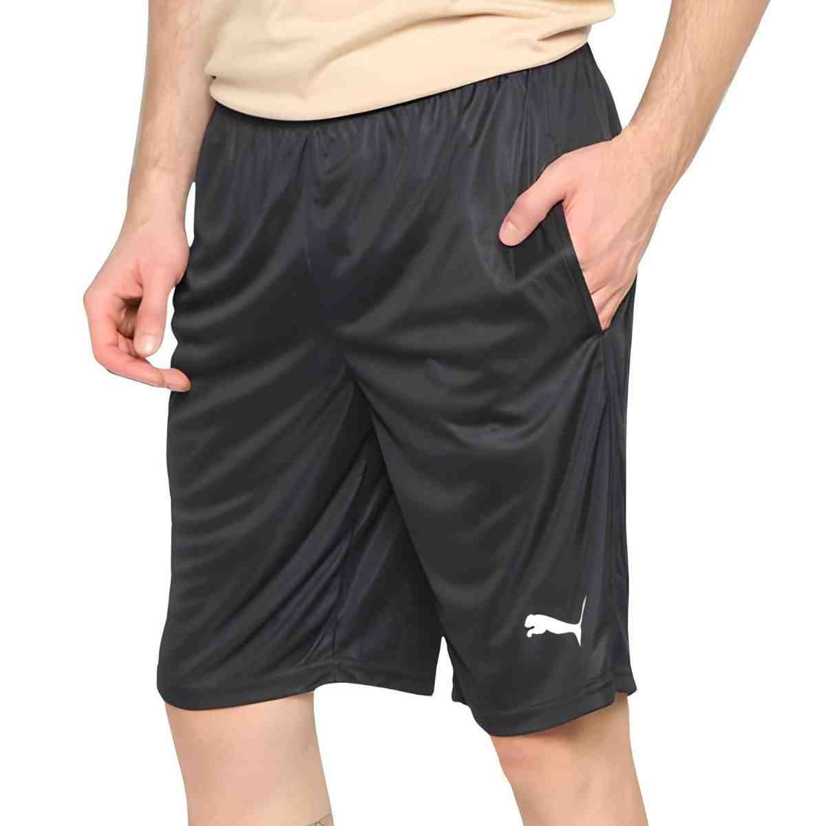 Shorts Masculino Longo Puma Active Interlock 8 Preto