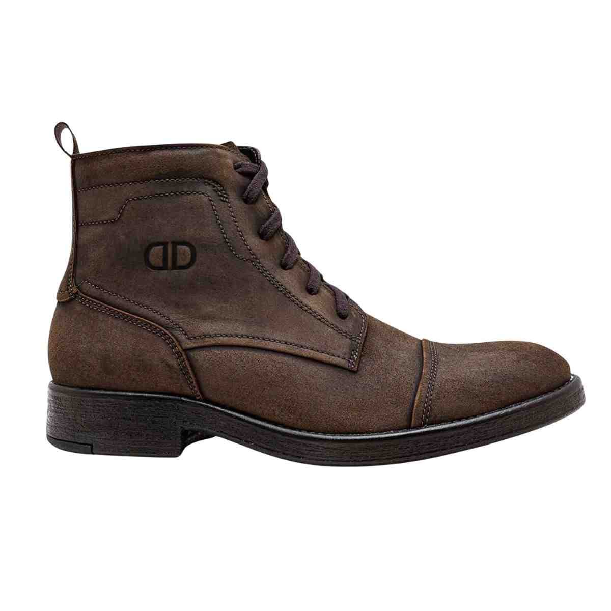 Bota Masculina Coturno Democrata Dust Garage Marrom