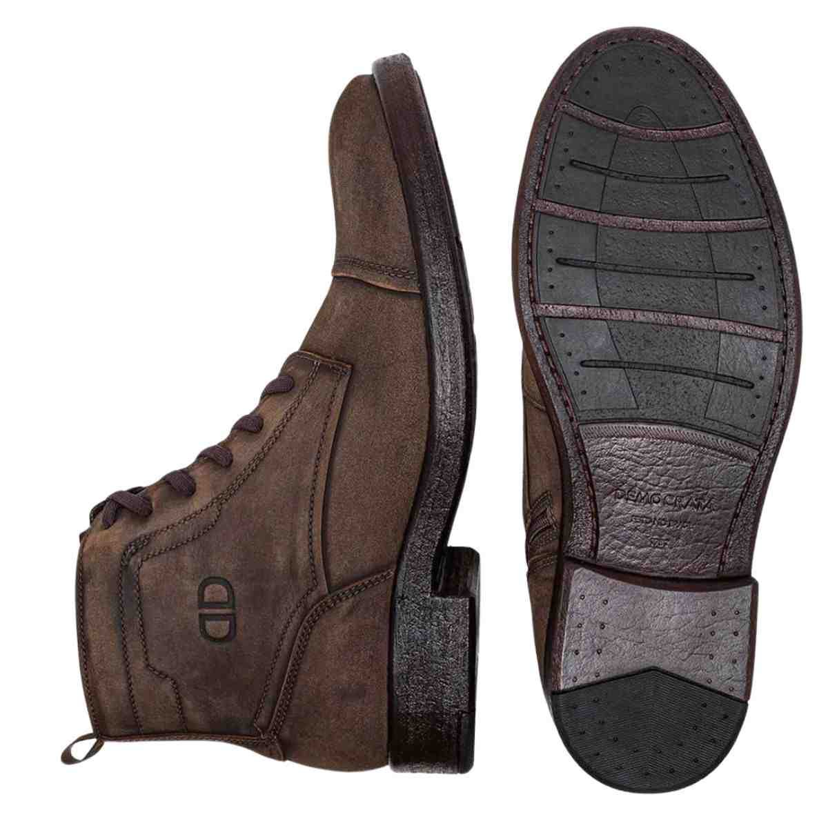 Bota Masculina Coturno Democrata Dust Garage Marrom Marrom 3