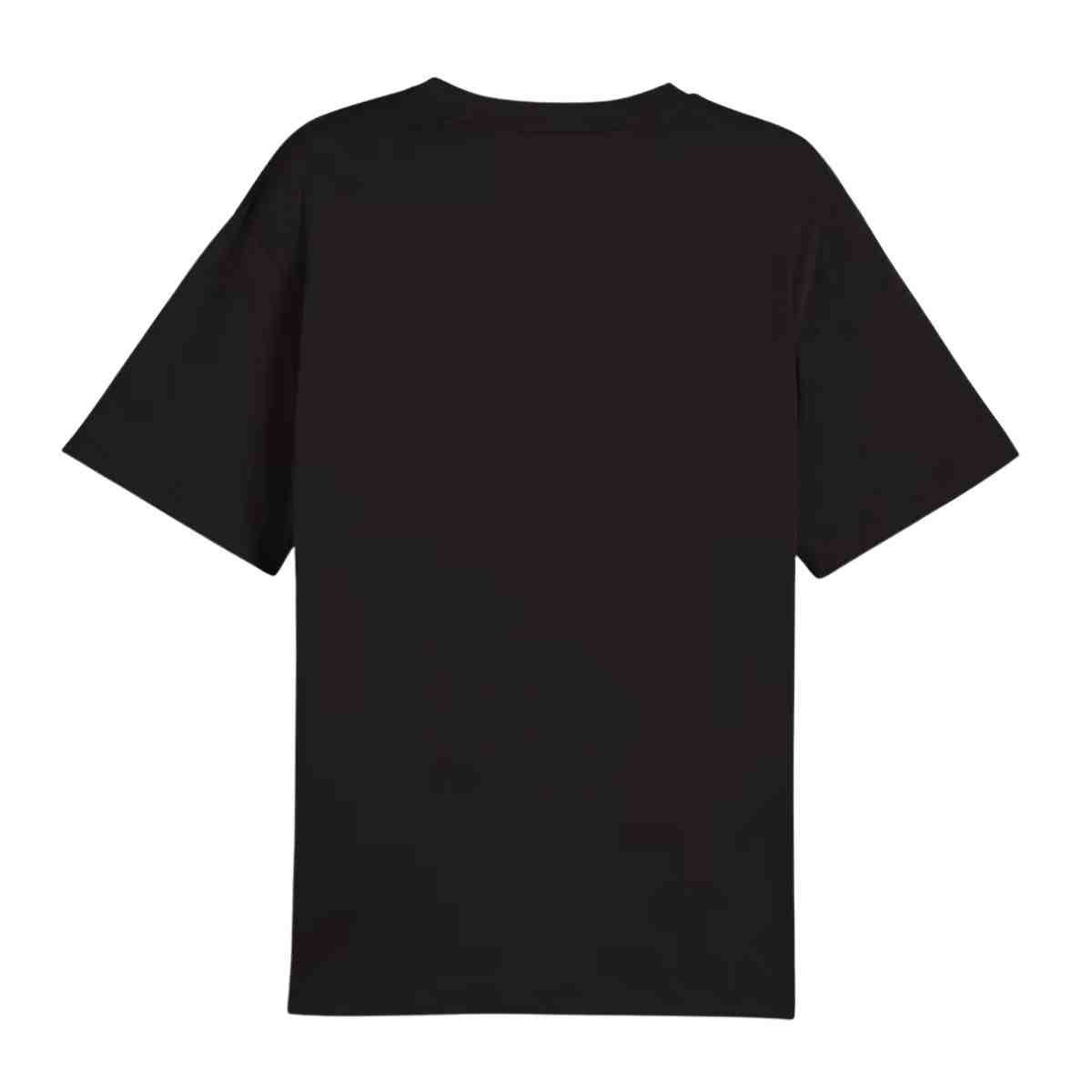 Camiseta Masculina Puma Essentials Relaxed Small No. 1 Logo Preta Preto 4