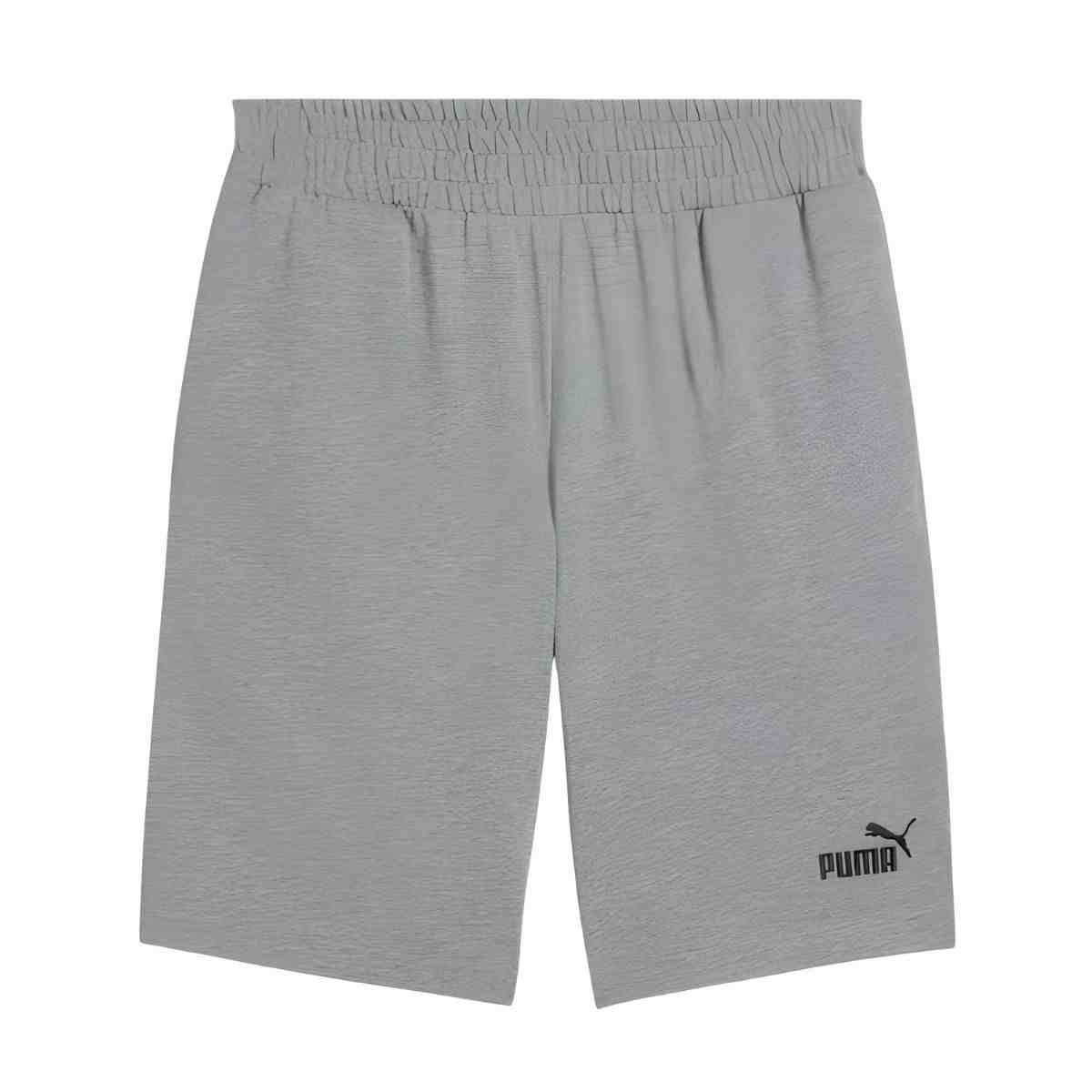 Shorts Masculino Longo Puma Essentials No. 1 Logo Jersey Cinza Cinza 4