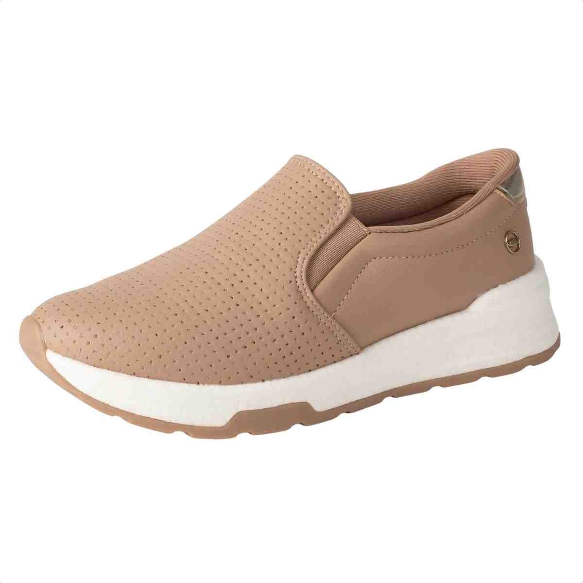 Tênis Moda Casual Feminino Dakota Bege Bege 3