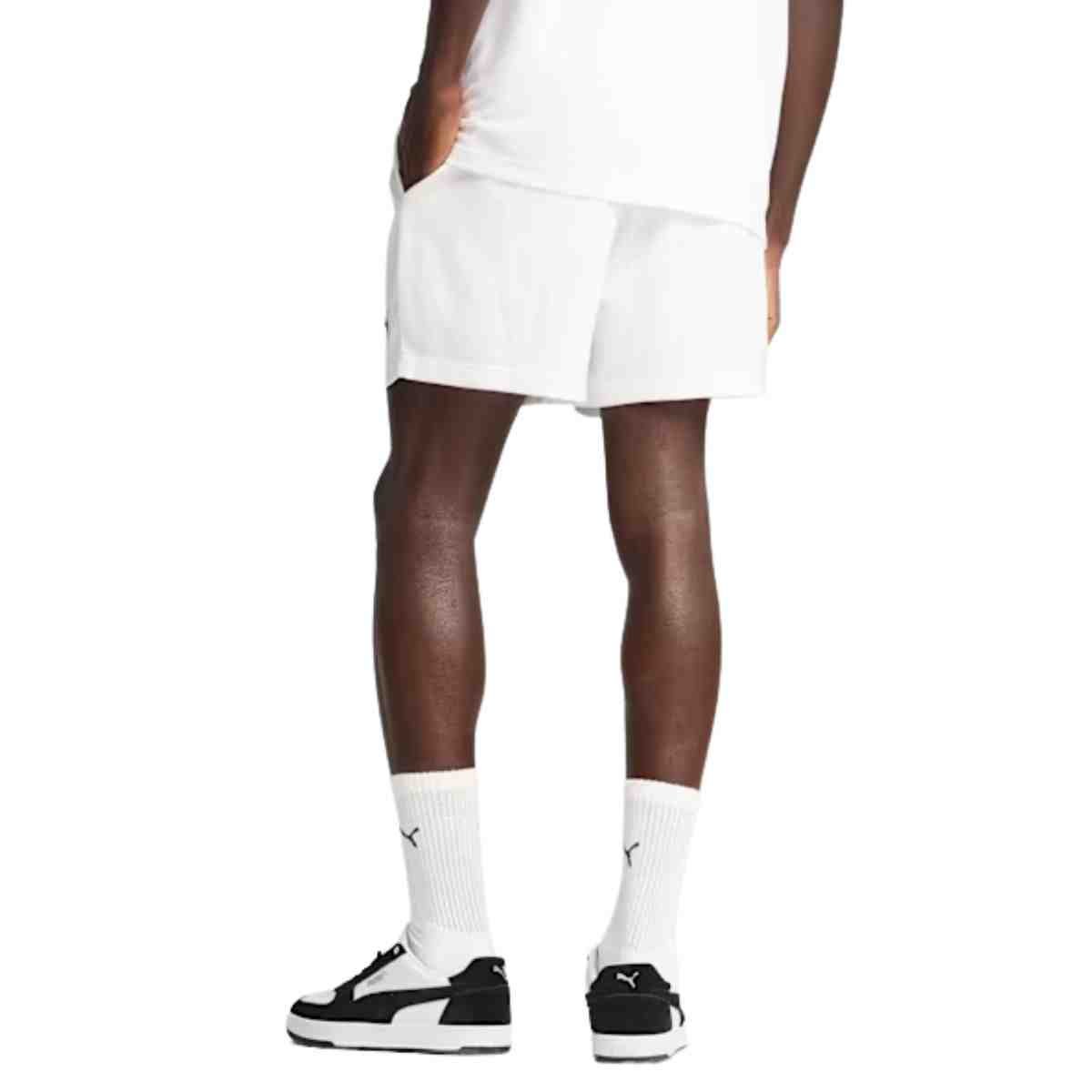 Shorts Masculino Curto Puma Essentials Woven 5" Branco Branco 3