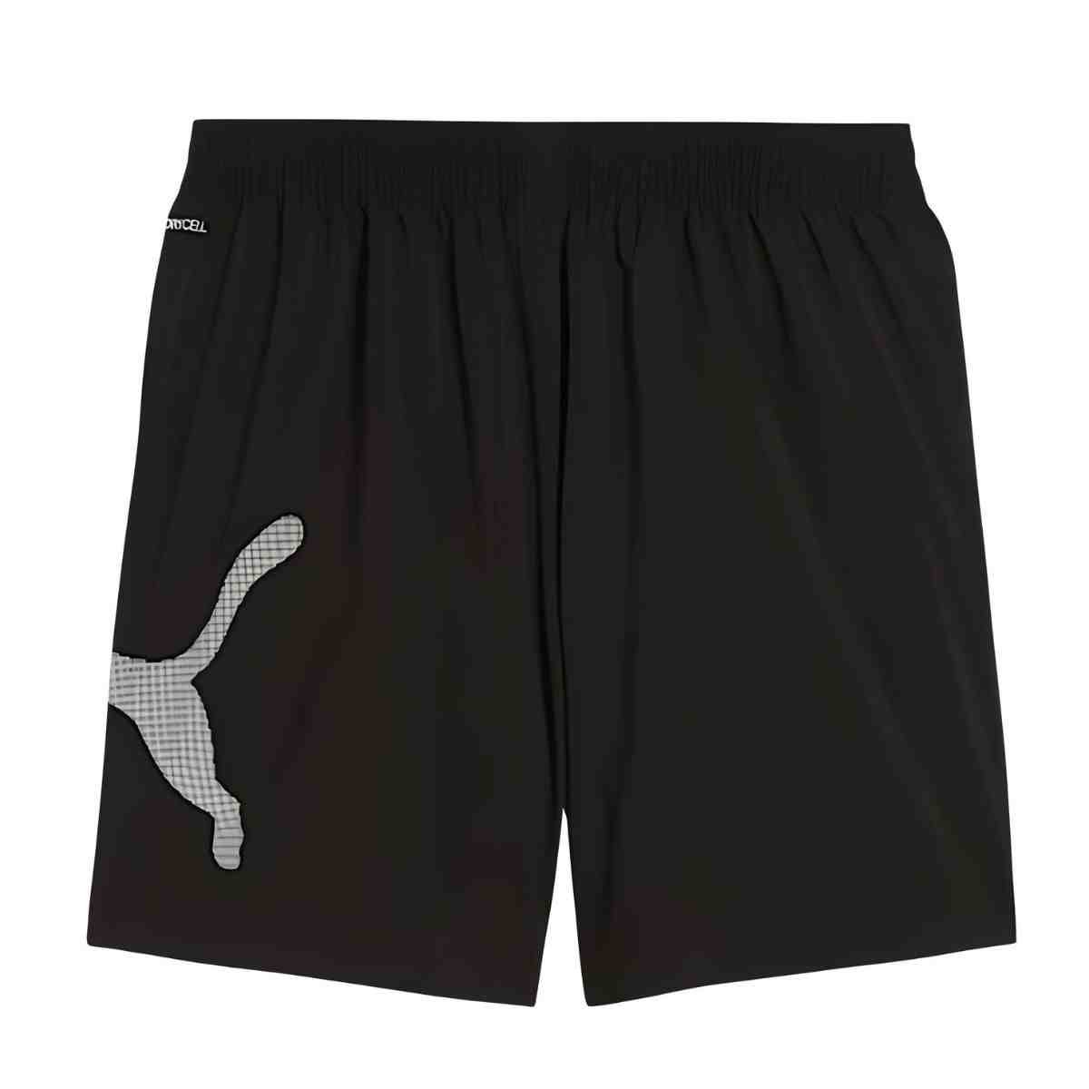 Shorts Masculino Puma Train All Day Essentials Big Logo 7" Woven Preto Preto 5