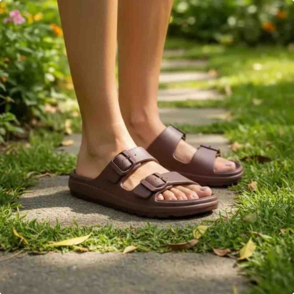 Chinelo Feminino Gaspea/Slide Beira Rio Marrom Marrom 2