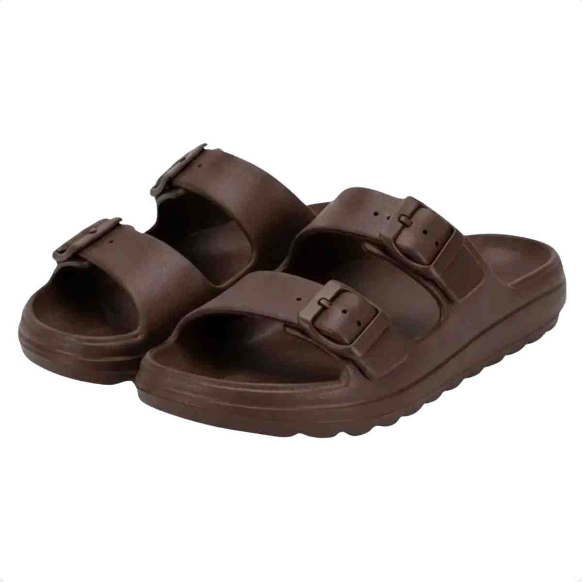 Chinelo Feminino Gaspea/Slide Beira Rio Marrom Marrom 4