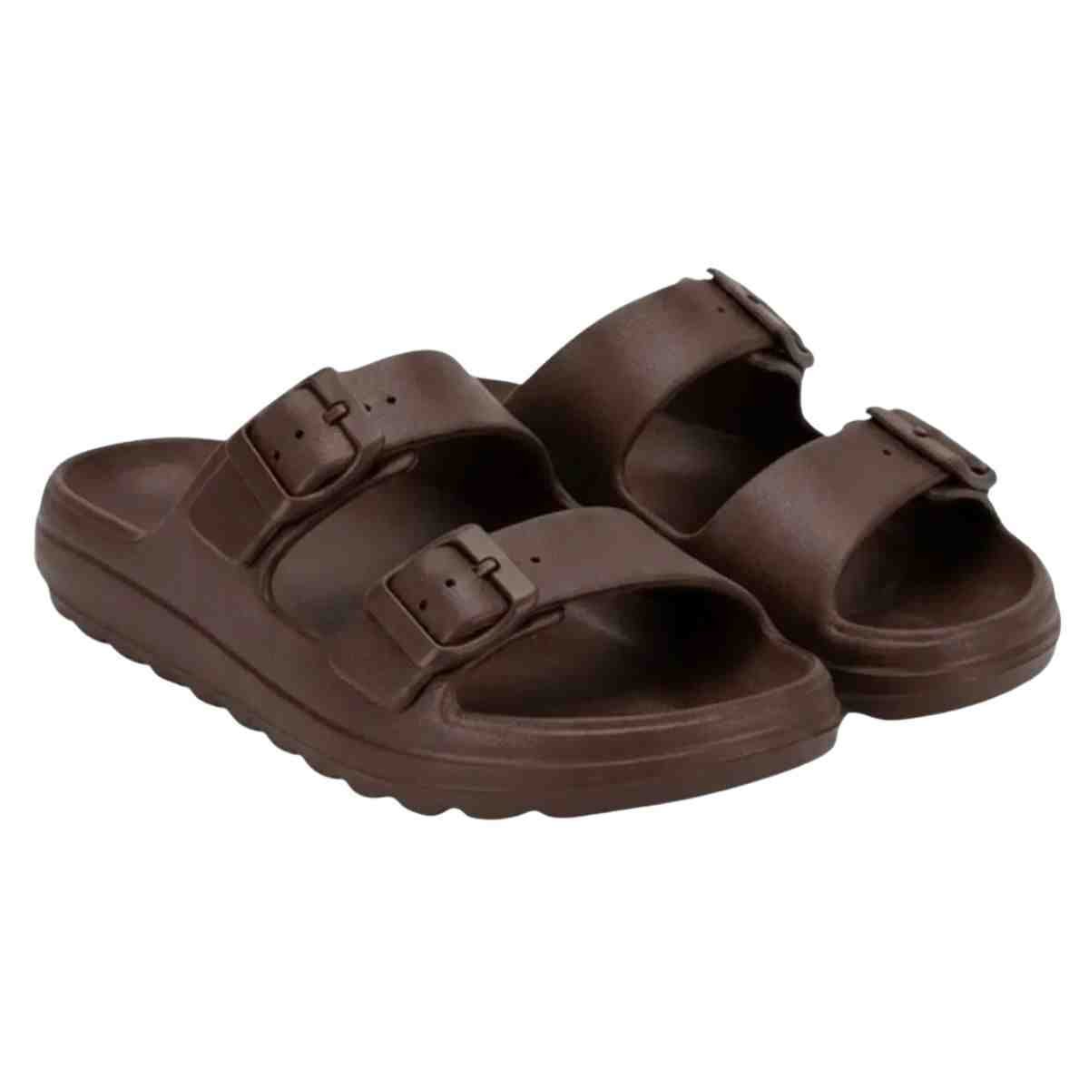 Chinelo Feminino Gaspea/Slide Beira Rio Marrom Marrom 5