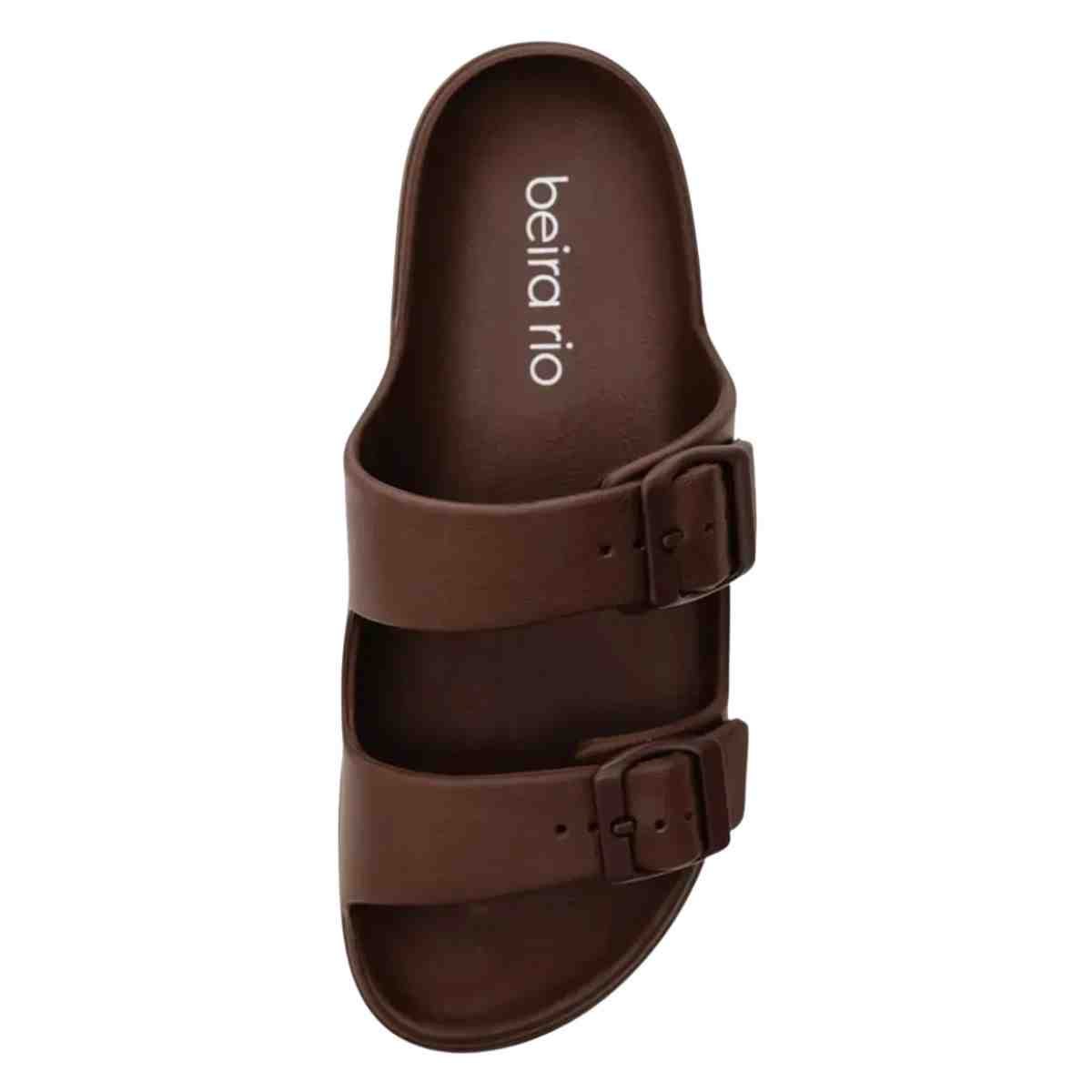 Chinelo Feminino Gaspea/Slide Beira Rio Marrom Marrom 6