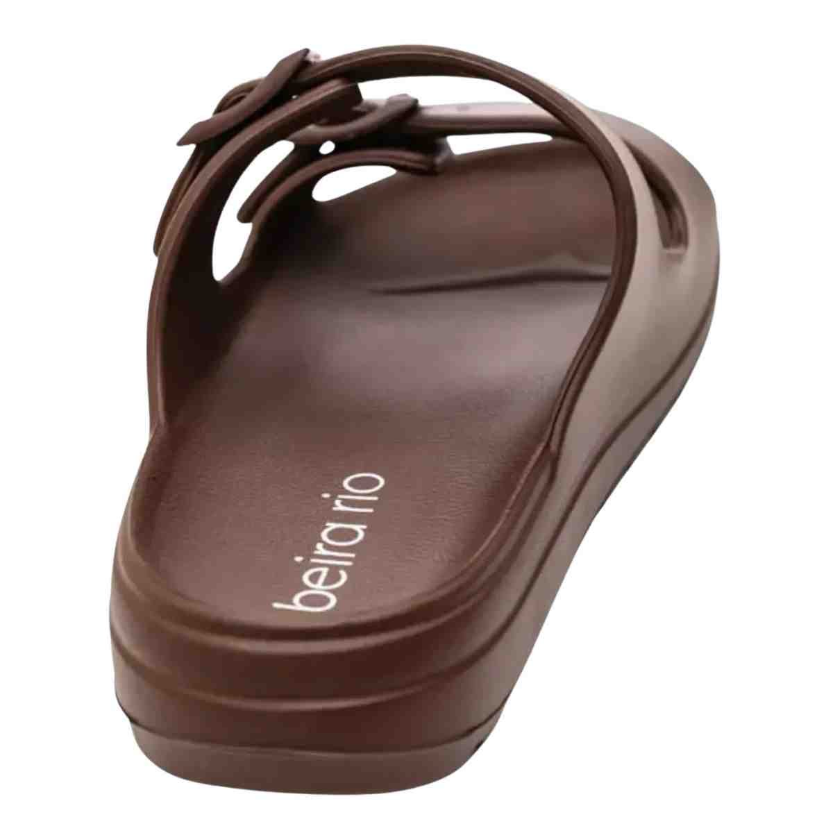 Chinelo Feminino Gaspea/Slide Beira Rio Marrom Marrom 7