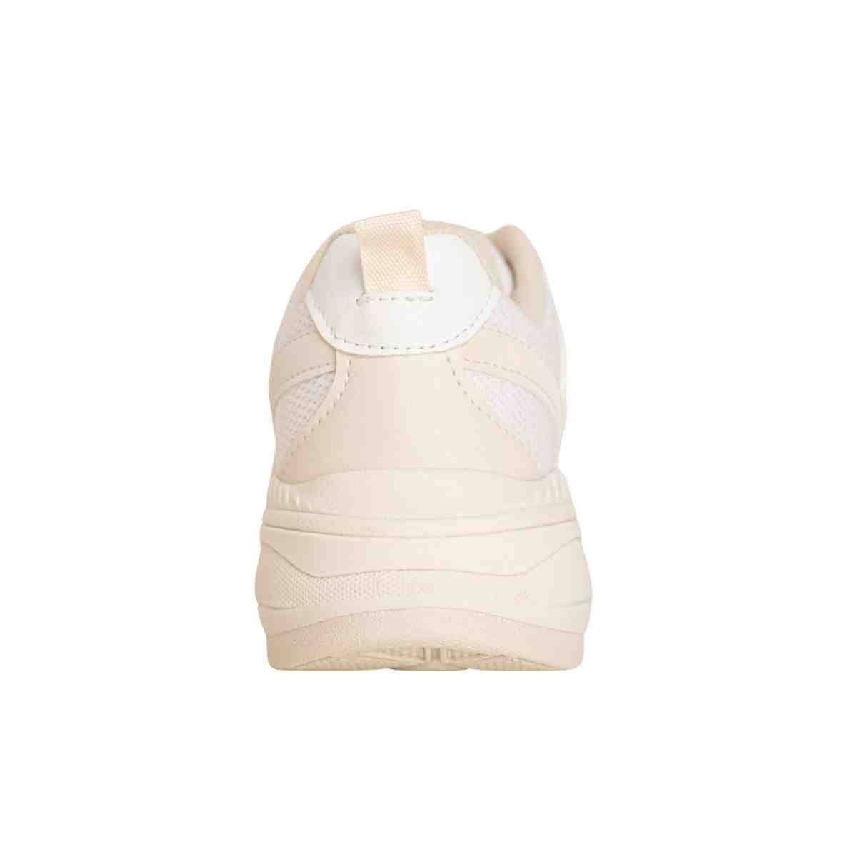 Tênis Feminino Casual Chunky Dm Off White Bege 4