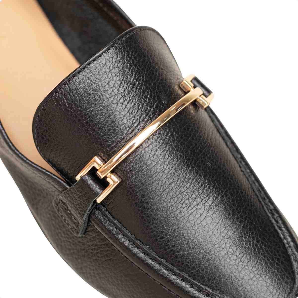 Sapato Feminino Dm Mocassim Camurça Preto Preto 3