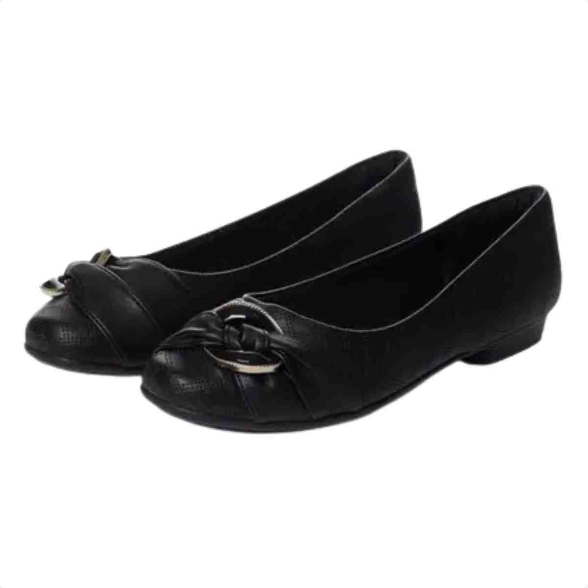 Sapatilha Feminina Piccadilly Preta Preto 2