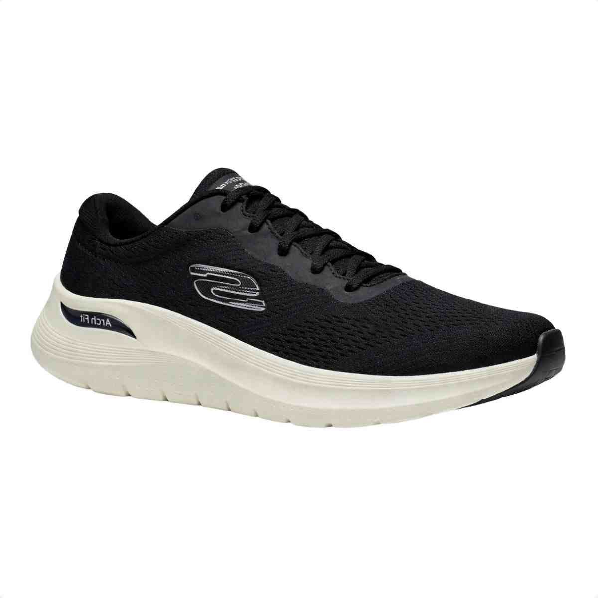 Tenis De Corrida Masculino Skechers Arch Fit 2.0 Pretro Preto 2