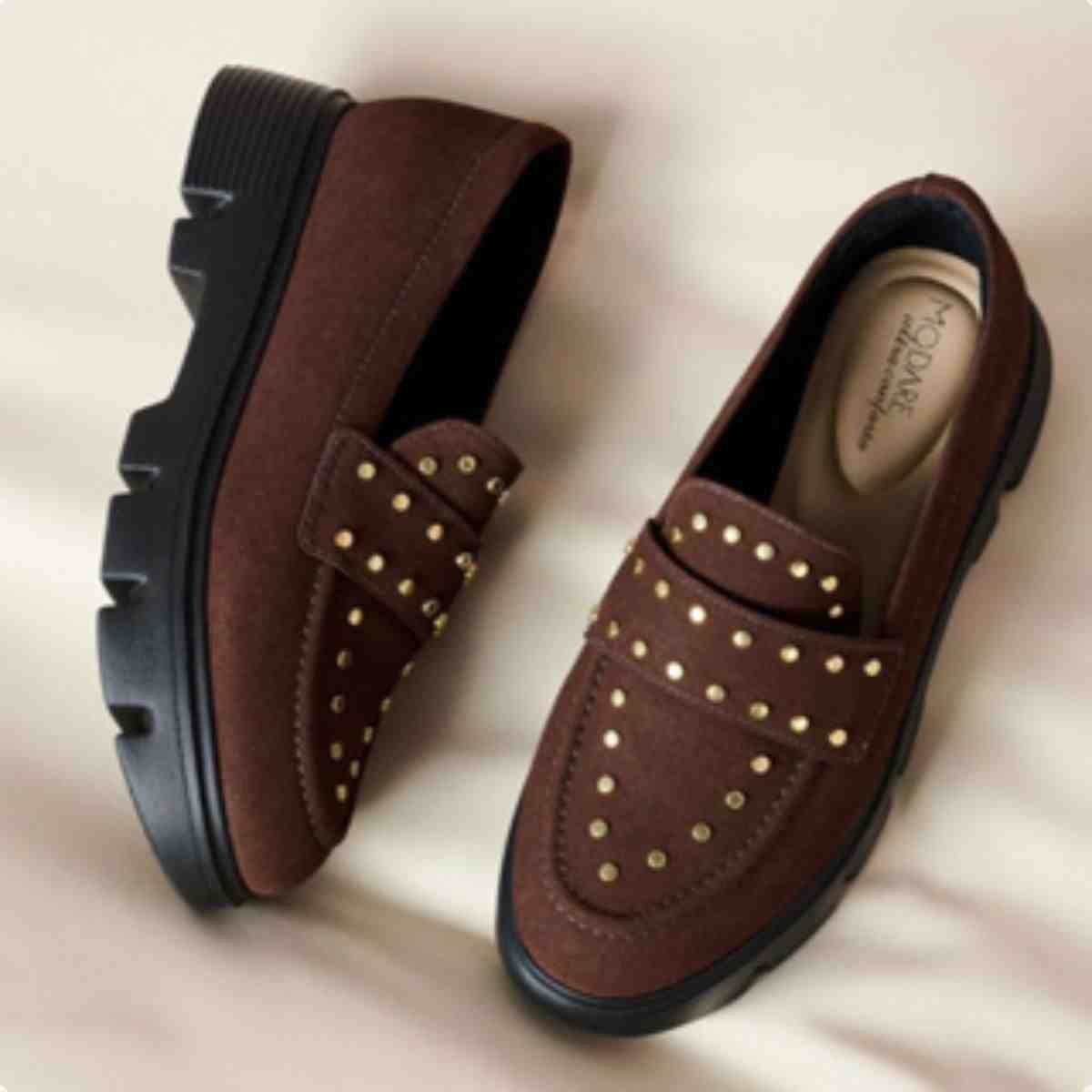 Sapato Feminino Mocassim Modare Marrom Marrom 2