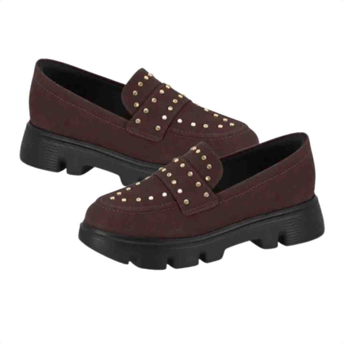 Sapato Feminino Mocassim Modare Marrom Marrom 4