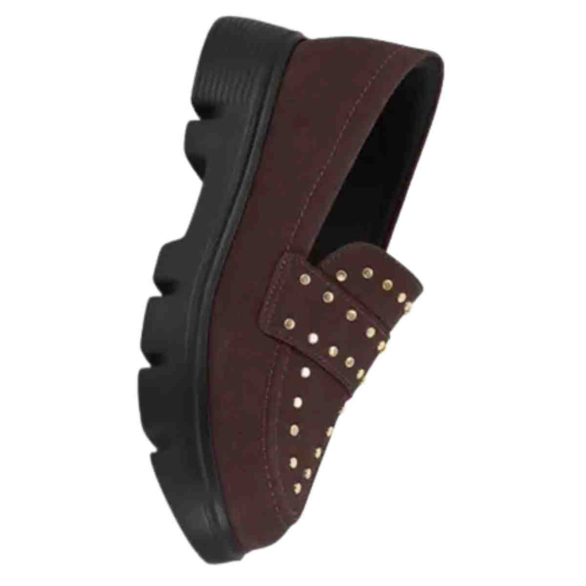 Sapato Feminino Mocassim Modare Marrom Marrom 7