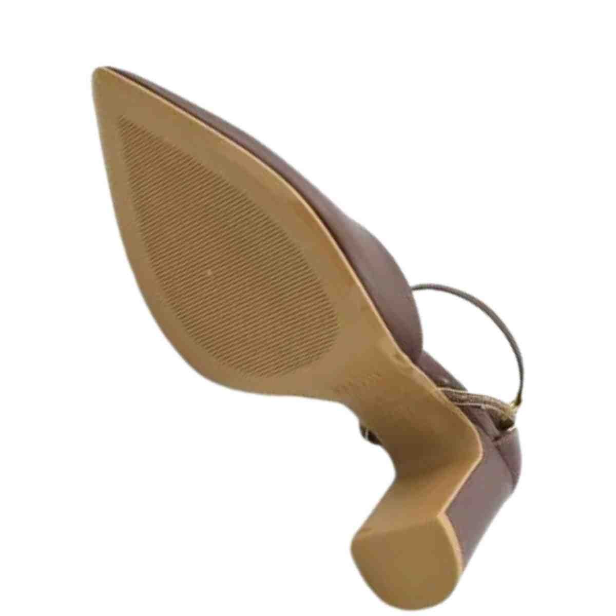 Sapato Feminino Scarpin Vizzano Marrom Marrom 7