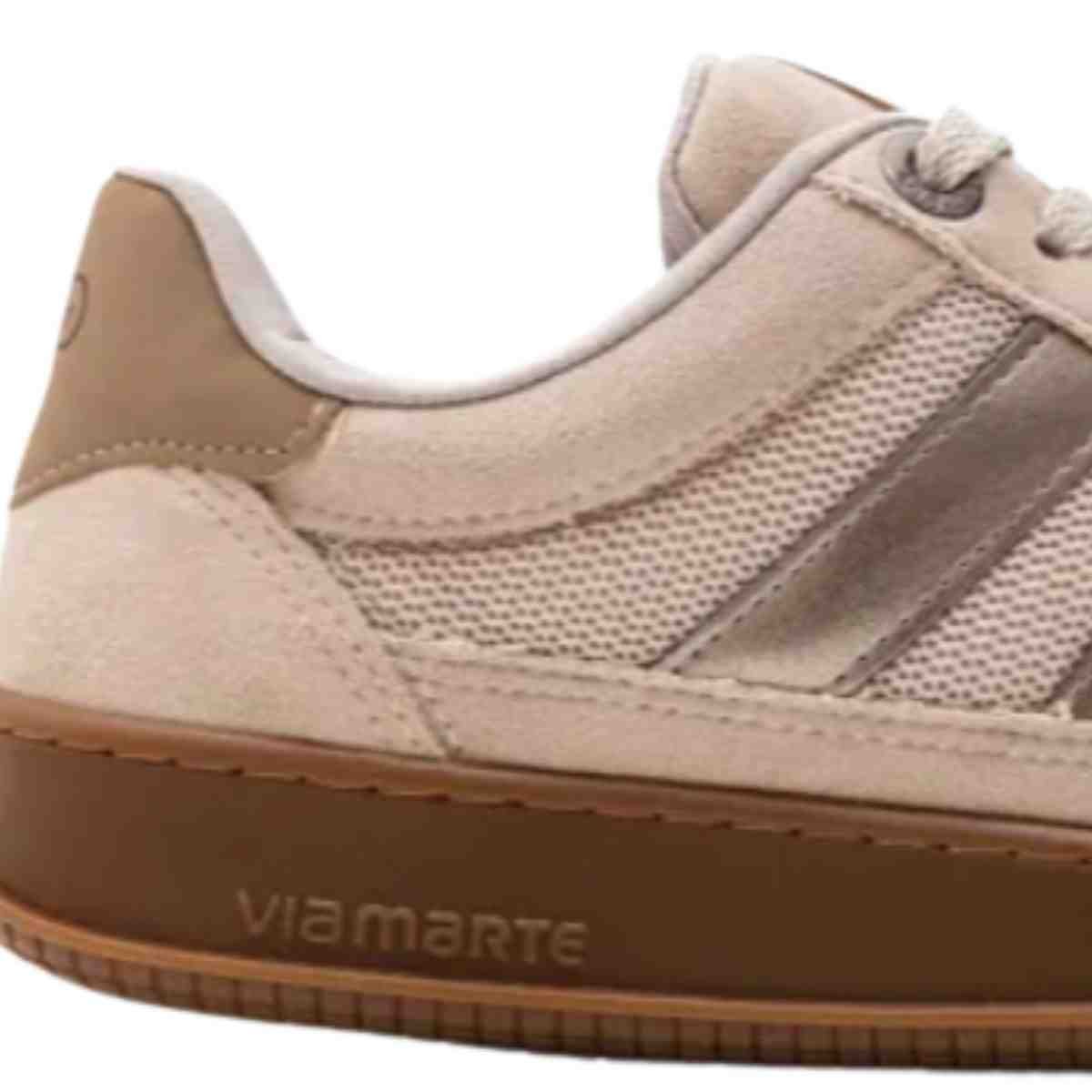 Tênis Casual Feminino Via Marte Porcelana Bege 6