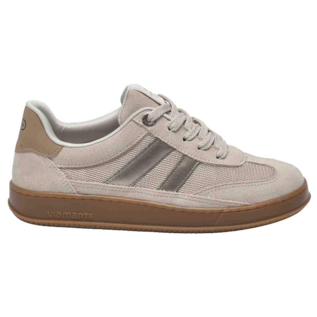 Tênis Casual Feminino Via Marte Porcelana