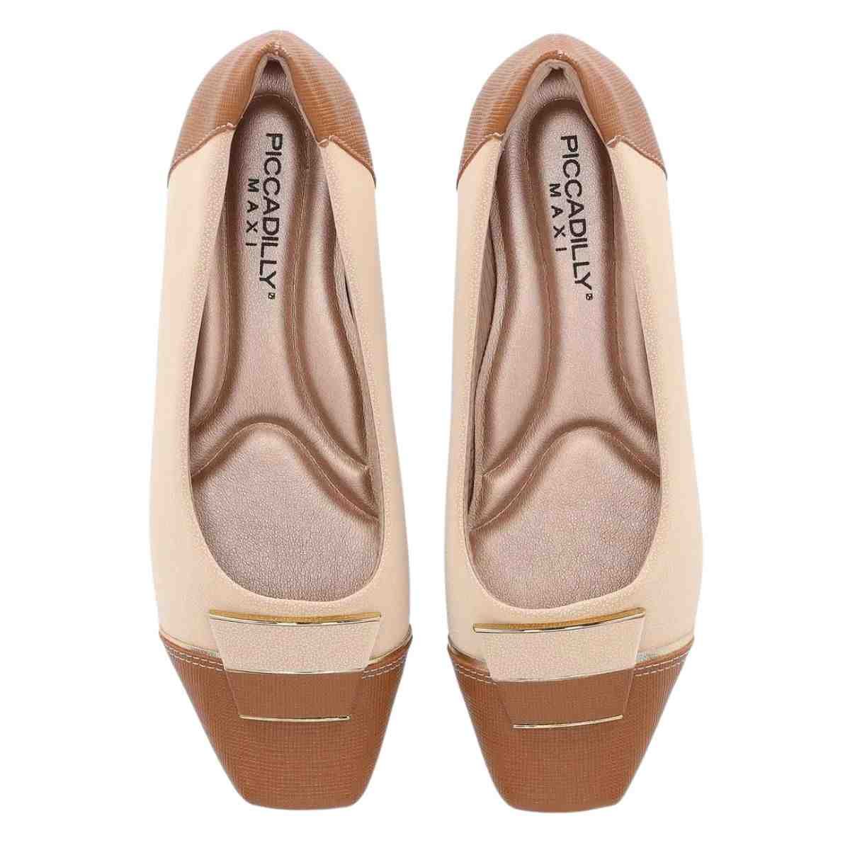 Sapatilha Feminina Piccadilly Nude Mascavo Bege 6