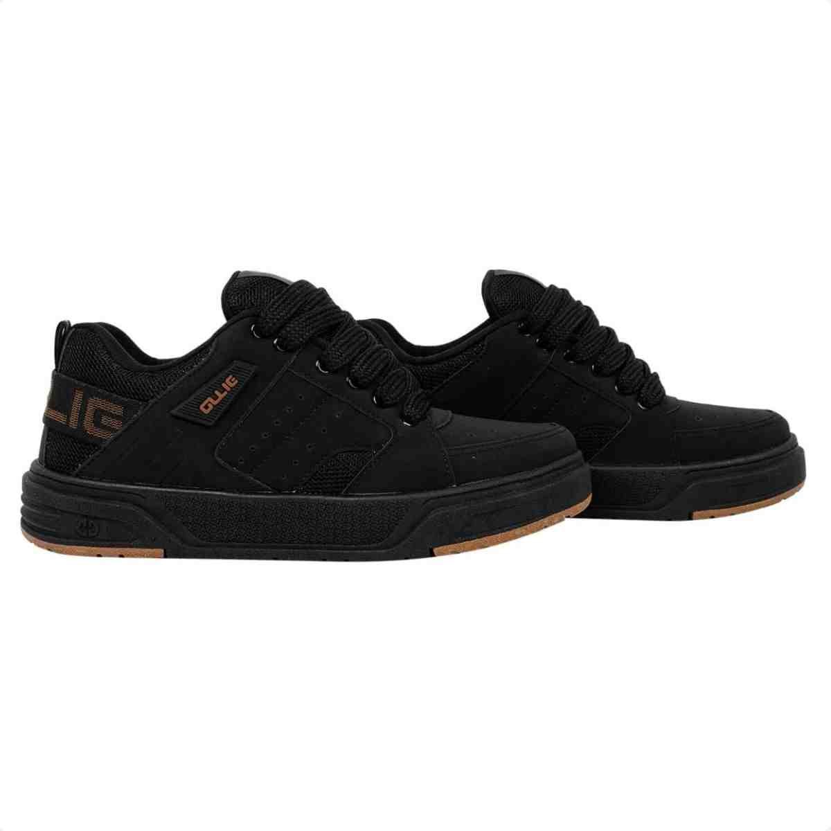 Tenis Street Masculino Ollie Nitro2 500 Preto Preto 3