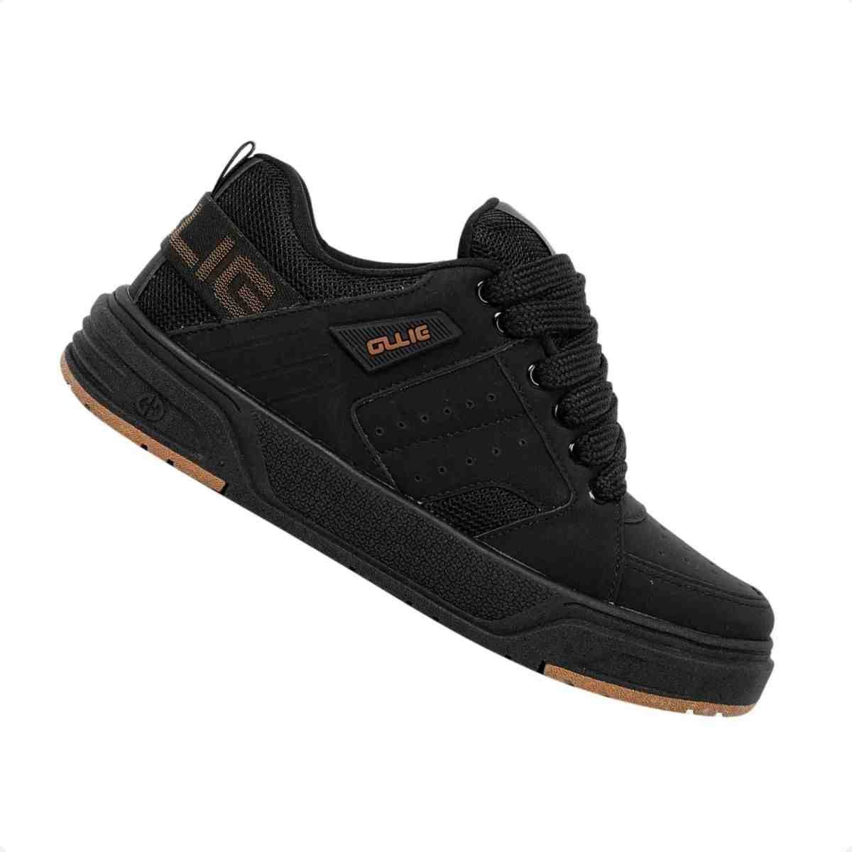 Tenis Street Masculino Ollie Nitro2 500 Preto Preto 7