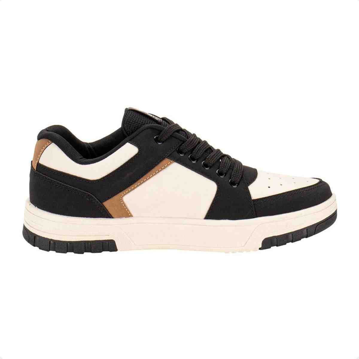 Tenis Street Masculino Ollie Volt 2 Bege Bege/Preto 6