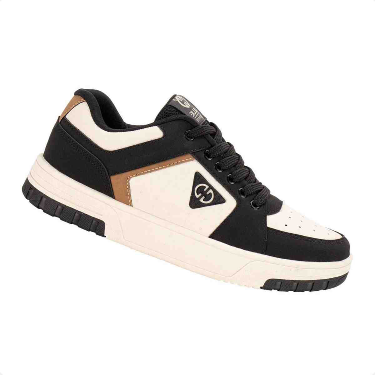 Tenis Street Masculino Ollie Volt 2 Bege Bege/Preto 7