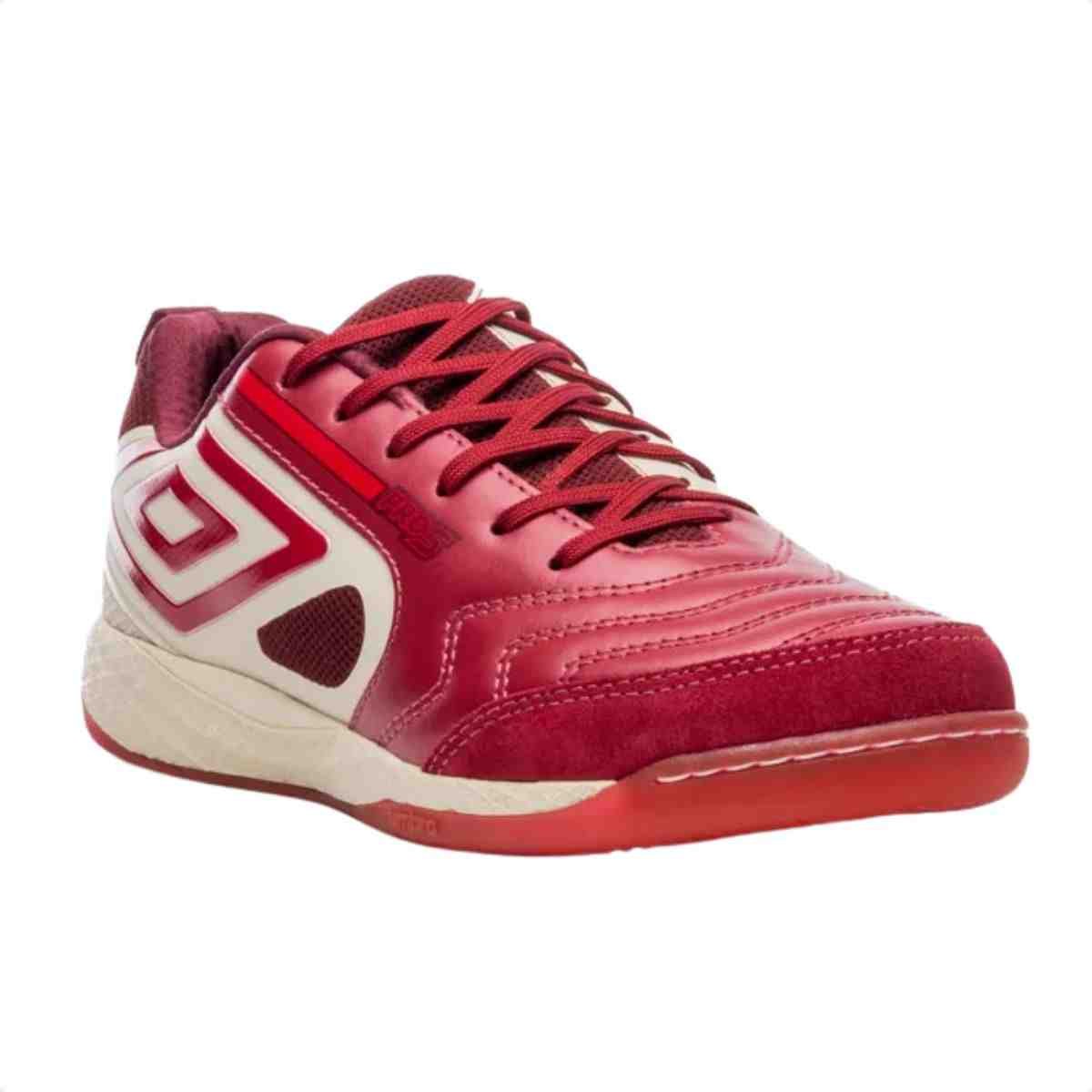 Chuteira Indoor Masculina Umbro Pro 5 Bump Vermelha Vermelho 2