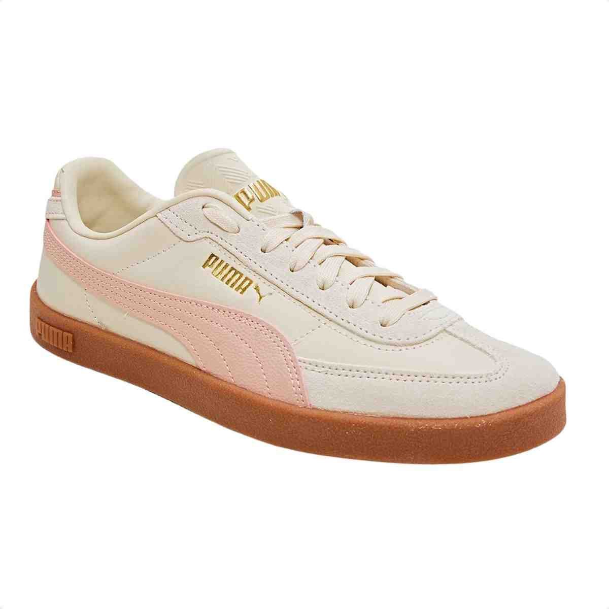 Tenis Casual Feminino Puma Club Ii Era Wns Branco Bege 2